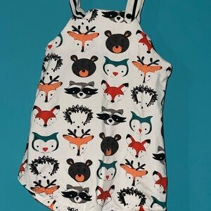 Cute Animal Print Baby Romper